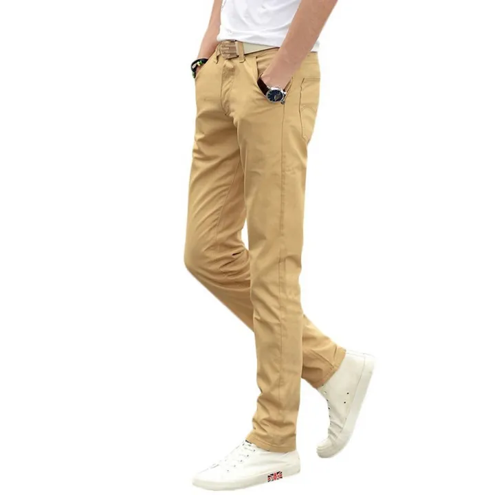 Cotton%20Jeans%20Pants%20for%20Men%20-%20Cotton%20Jeans%20for%20Boys%20in%20Camel%20color%20-%20Image%202