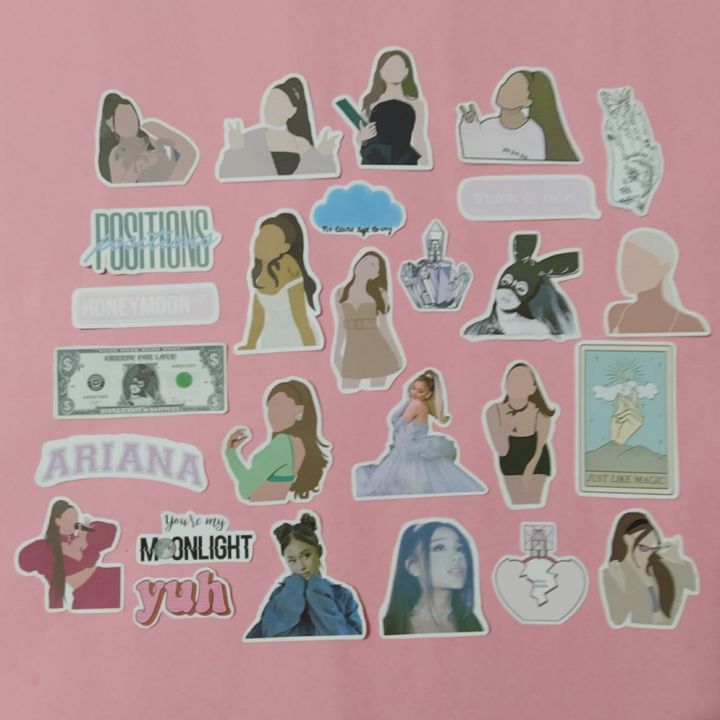 50/25pcs%20ARIANA%20GRANDE%20sticker%20pack%20aesthetic%20all%20albums%20mixed%20rings%20ideal%20for%20skateboards%20laptop%20vinyl%20tracks%20phone%20case%20etc%20-%20Image%204