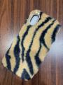 Apple Iphone X Fuzzy Plush Case for Girls Women Warm Winter Fluffy Furry Plush Soft TPU Shockproof Phone Case. 