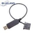 Usb to Chassis Fan Adapter Cable Efficient Usb to 4pin Fan Adapter Cable Boost Chassis Fan Performance Stable Power Cord for Computer Fans 12v to 5v Connector Cable Perfect for Southeast Asian Buyers. 