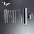 Ear Wax Remover Kit I 6 Pcs Ear Wax Cleaning Kit I Hygiene Ear Wax Remover Kit I Stainless Steel Ear Wax Removal I High Quality Ear Tool Kit I Reusable Ear Tools I Safe Ear Tools Set I Professional Ear Wax Cleaner I Ear Wax Removal Kit for Kids & Adult. 