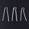 1pc r shape preformed bte earmold hearing aid tubes tubing with tube lock. 