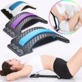 Back Pain Relif Stretching Spinal Device Back Massager For Bed & Chair & Car Multi Level Lumbar Support Stretcher Spinal Lower And Upper Muscle Pain Relief Magic Back Stretcher Lower Lumber Massage Support Massage Posture Corrector. 