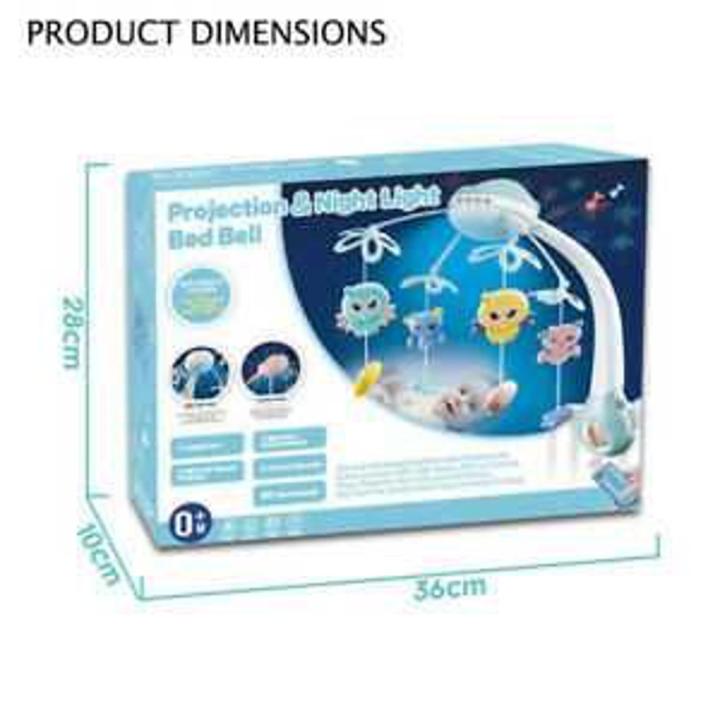 Projection & Night Light Bed Bell for babies