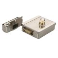 Electronic Door Lock Suitable for Outdoor Main Metal Gate Wood gate Villa Flate for Electric Lock Security System, Metallic. 