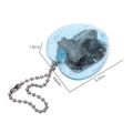 New Acryl Heart-Shaped Musical Box Mini Metal Music box Gift Keychain. 