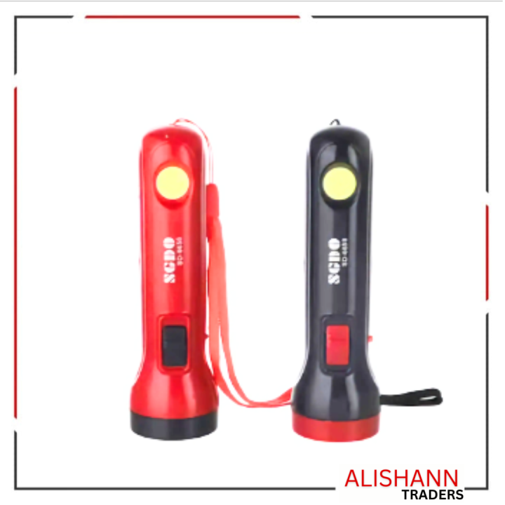 SGDO Rechargeable Light LED Flashlight Torch SD-6658 - 1200mAh Lithium Battery