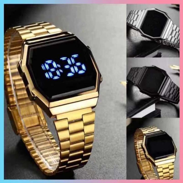 Touch Screen Vintage Waterproof Digital for Men Women Unisex Watch Jewelry Relo Watches W0131