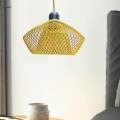 Iron Wire Lampshade Hanging Pendant Lighting for Farmhouse Kitchen Island. 