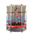 55 Inch Kids Trampoline with Protecting Net and Safety Pad Heavy Duty. 