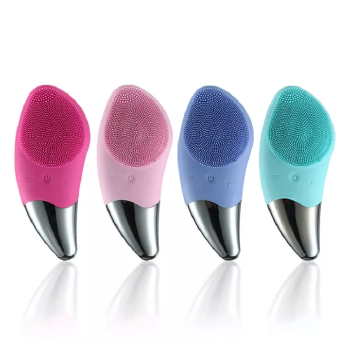 Mini Electric Facial Cleansing Brush Ultrasonic Face Washing Brush Face Cleaner Deep Pore Cleaning Tool Skin Massager