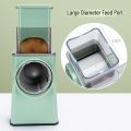 Tabletop Hand Chopper Rotating Manual Vegetable Slicer Machine 3 Blades | Vegetable Cutter & Onion / Fruit Slicer | All in One Chopper for Household Kitchen Cheese Grater. 