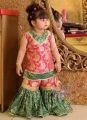Baby Girls Sharara Dress Designs  For Wedding (Fabric Jamawar ) ( Size 0-3 To 5 Yrs). 
