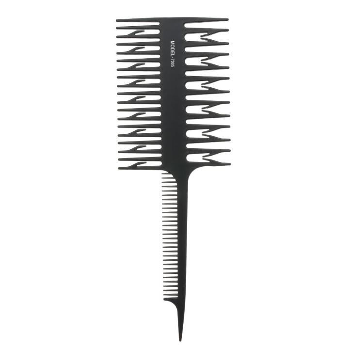 Professional Hair Styling Coloring Dyeing Tint Comb Salon Tool Sectioning Highlighting Weaving Cutting Comb for Hairdressing