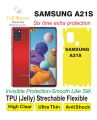 SAMSUNG A21S transparent 360 jelly back and 4side full cover.. 