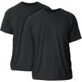 Pack of 2 Black Half Selves simple shirt available in Differnt size. 