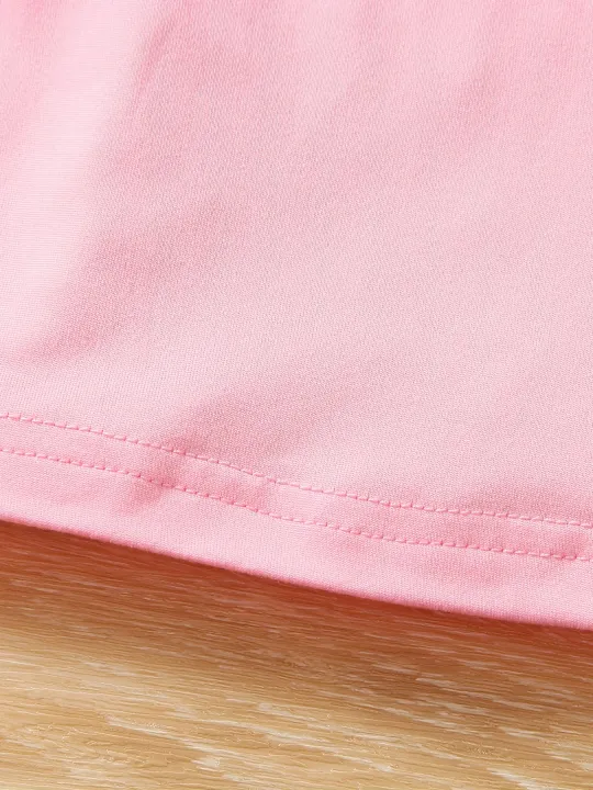 2%20Pcs%20Girls%20Cartoon%20Cat%20Print%20Short%20Sleeve%20Tee%20&%20Cat%20Print%20Pants%20Set%20-%20Image%205