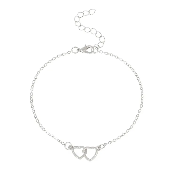 %E3%80%90In-Demand%20Item%E3%80%91%20Fashion%20Silver%20Color%20Double%20Heart%20Anklet%20for%20Women%20Bling%20Hollow%20Out%20Love%20Foot%20Ankle%20Leg%20Bracelet%20Chain%20Jewelry%20WANNA%20-%20Image%204
