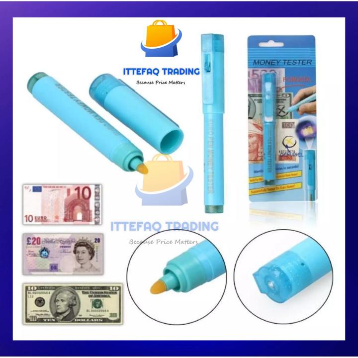 2in1 Money Checker Pen UV Light Pen Euro Pen