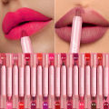 DUNUF Lipstick Pencil Waterproof Red Nude Purple Matte Tint Lipstick Lasting Lip liner Pen Longlasting Makeup Cosmetic. 