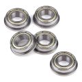 10 Pcs F688ZZ Flanged Radial Ball Bearings Metal Steel Double Shielded Flange Ball Bearing, 8 x 16 x 5mm for Motor. 