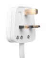 Schneider 5 Socket 3Pin Flat 13Amp Extension Power Cord with 3m Cable. 