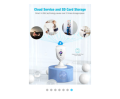 WiFi Camera Ebitcam 1080P HD Indoor Surveillance Camera with Motion Sensor and Memory, WLAN IP Camera Security Camera with Night Vision, 2-Way Audio Indoor Camera, Home Pet and Baby Monitor. 