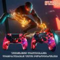 Wireless Gaming Controller for PS4, Galaxy Nebula Design High Performance, Dual Vi br ation Gaming Controller, Compatible with PlayStation 4 /Pro/Slim/PC with Audio Function, Mini LED Indicator​​​​​. 