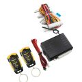 Car central lock keyless entry kit-1 x controller
2 x remote control
1 x Wiring kit
1 x LED indicator-black. 