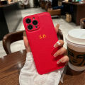 Personalized Customized Name Soft Phone Case For iPhone 15 14 13 Pro Max 12 11 X XS XR 7 8 Plus SE Leather Protective Back Cover. 