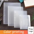 A4 A5 A6 B5 Ring Binder Notebook Scrub Loose-Leaf Business Office Standard PP Inner Core Cover Note Book Journal Planner Office. 