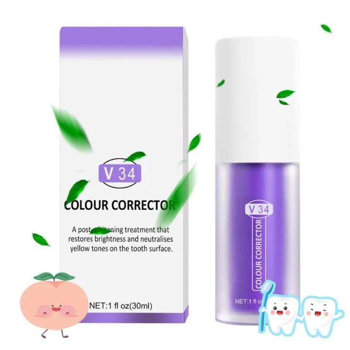 Hismile%20V34%20Purple%20Toothpaste,%20Teeth%20Whitening%20Kit,%20Hismile%20Toothpaste%20&%20Teeth%20Whitening%20Strips,%20Color%20Corrector%20Oral%20Mousse,%20Whitening%20Serum%20(30ml)%20-%20Image%208