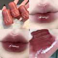 Gege Bear Lipstick Colored Lip Balm Waterof Long Lasting Jelly Lip Gloss Mirror Glass Moisturizing Lip Glaze Lip Cosmetics for Women. 