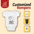 Customize your own Newborn Infant Boy Girl Baby Romper Outfit Clothes, Personalized baby bodysuits, Custom Baby Clothes, Baby shower Gift, Personalized Photo, Great for Photo Shooting, Cute Baby Rompers. 