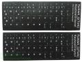 【3C VictoryEagle Store】2pcs/lot Turkish Keyboard Sticker Turkey language For desktop keyboards Stickers 12 13 14 15 17 inch keyboard. 