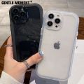GENTLE MOMENT Soft Candy Color Case For iPhone 14 Plus 13 12 Pro Max 11 XR XS X 7 8 SE 2 3 Mini Protective Transparent Case 2022. 