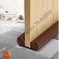 Door Draft & Dust & Air Stopper (Insect Protector) (32 to 40 inches) -(Brown). 