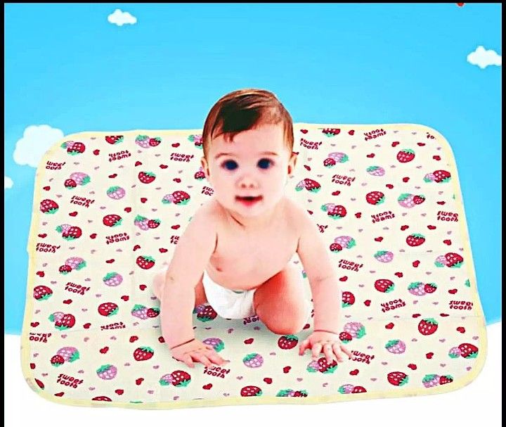 (Pack%20Of%204)%20Large%20Size%20Baby%20Crib%20Sheet%20100%25%20Cotton%20Woven%20Chevron%20-%20Image%206