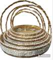 Baskets for Gift, Round Shaped, baskets for Wedding Gifts, Eid Gifts, Birthday Gifts,. 