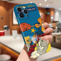 For iPhone 12 Pro Max Back Cover Cartoon Tom Jerry Design All-inclusive Film Phone Case Full Camera Protect Cover. 