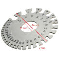 2 Pack Steel Welding Gauge Welding Gauge Inspection Tool Wire Sizes Thickness Gauge. 