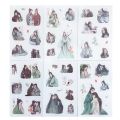 6 Pcs/Set Anime The Scum Villain’s Self-Saving System Decorative Sticker Ren Zha Fan Pai Diary Scrapbooking Label Stickers. 