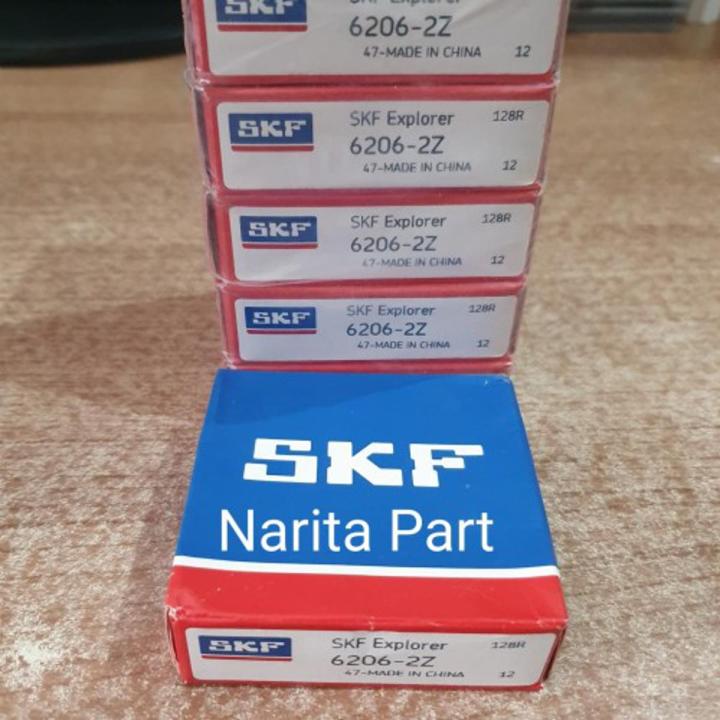 Bearing 6206 -ZZ C3 SKF Brand Metal Seal Ball Bearing ( Original SKF )