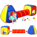 3-In-1 Tunnel Tent house Foldable Indoor & Outdoor Play Tent Kid. 