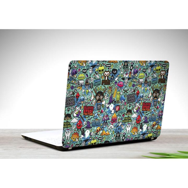Doodle Blue Laptop Skin Vinyl Stickers Decal,12 13 14 15 15.6 inches Notebook Laptop Skin Sticker for all Laptops
