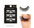 3 Pairs 3D Eye Lashes - High Quality Eyelashes | Black Thick 3D Fiber Naturally Long  fake_eyelashes False Eyelashes Simple Fidelity design | 3 Pairs 3D Eye Lashes - High Quality Eyelashes (with free Glue). 