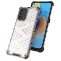 O-Lonnie for Oppo F19 | A95 Back Cover Honeycomb Transparent Back Anti fingerprint Phone Case. 