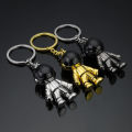 Mini Turbo Turbocharger Keychain Spinning Turbine Key Chain Ring Keyring MJ. 