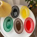 Plastic Fruit Basket multicolor storage basket For Fries Hot Dog Cake Hamburger Basket Storage Kitchen Tools. 