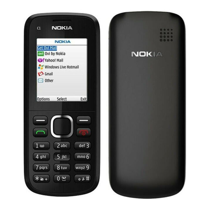 Nokia C102 Original With Box Single Sim 2G Supported 1.8 Inches Display